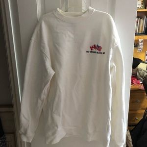 White Old Orchard Beach Sweatshirt